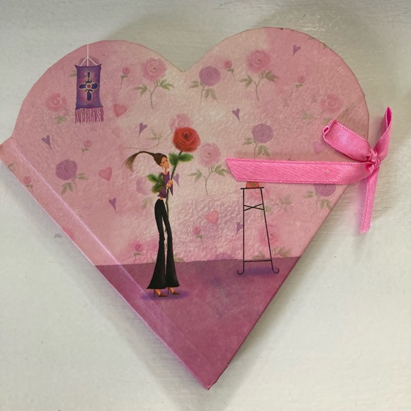 Other - Never used heart shape blank page notebook